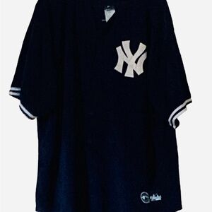 Majestic NY YANKEES MLB Dark Blue Jersey Genuine Merchandise